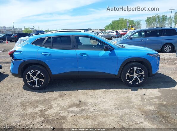 KL77LGE29RC123376 2024 CHEVROLET TRAX Light Blue Rear interior view