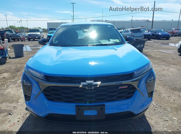 KL77LGE29RC123376 2024 CHEVROLET TRAX Light Blue Instrument cluster view