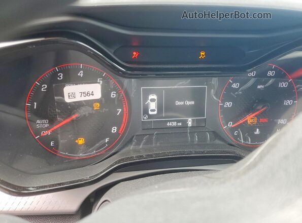KL77LGEP3SC224172 2025 CHEVROLET TRAX Black Widok zestawu wskaźników