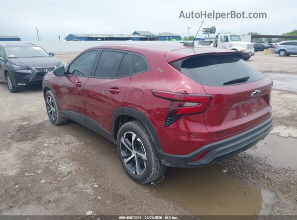 KL77LGEP5SC020036 2025 CHEVROLET TRAX Red Trasero izquierdo