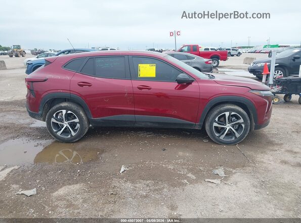 KL77LGEP5SC020036 2025 CHEVROLET TRAX Red Vista interior trasera