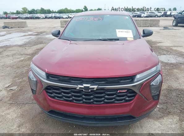 KL77LGEP5SC020036 2025 CHEVROLET TRAX Red Vista del cuadro de instrumentos