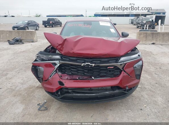 KL77LGEP8SC141367 2025 CHEVROLET TRAX Red Вид задньої частини салону