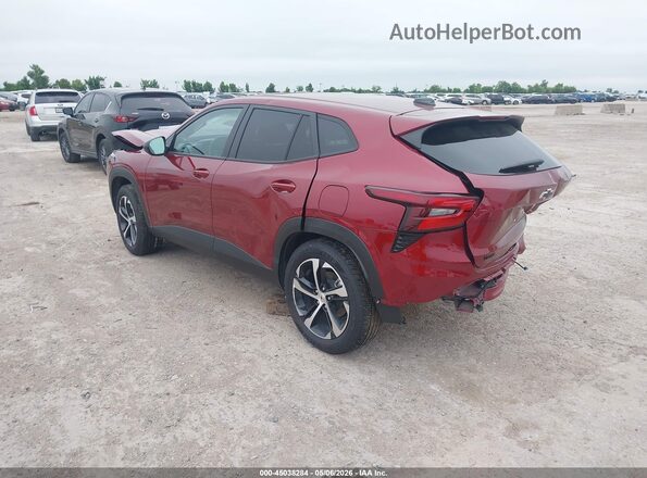KL77LGEP8SC141367 2025 CHEVROLET TRAX Red Задня ліва чверть