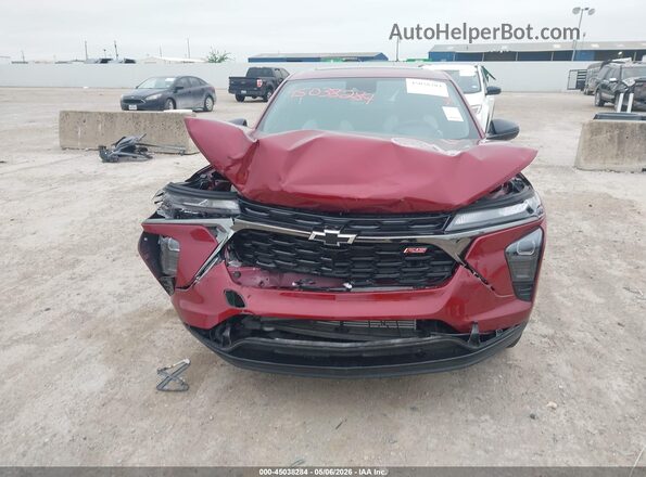 KL77LGEP8SC141367 2025 CHEVROLET TRAX Red Вид спереду