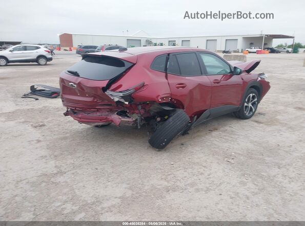 KL77LGEP8SC141367 2025 CHEVROLET TRAX Red Задня права чверть
