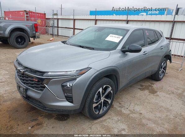 KL77LGEP9SC033601 2025 CHEVROLET TRAX Silver Front left