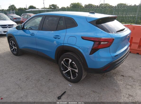 KL77LGEP9SC081017 2025 CHEVROLET TRAX Blue Rear left