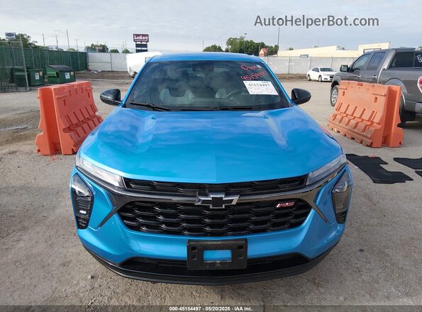 KL77LGEP9SC081017 2025 CHEVROLET TRAX Blue Instrument cluster view