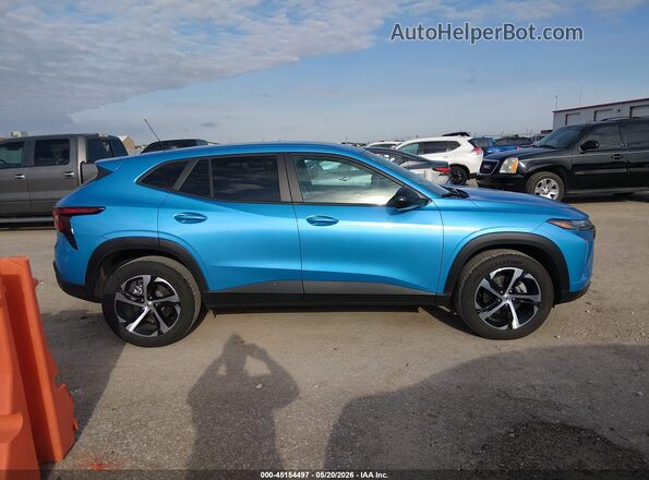 KL77LGEP9SC081017 2025 CHEVROLET TRAX Blue Rear interior view