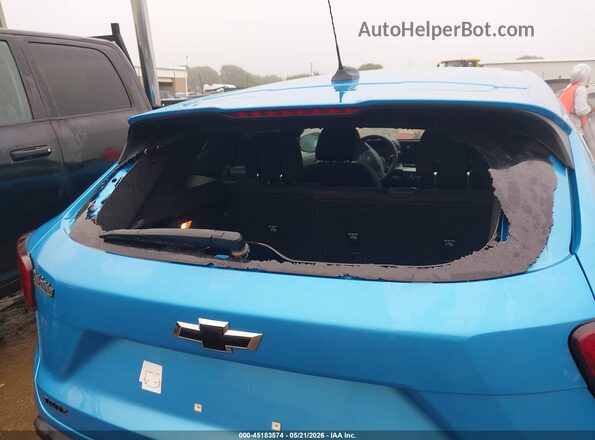 KL77LGEPXSC208986 2025 CHEVROLET TRAX Blue Դիմացի տեսք