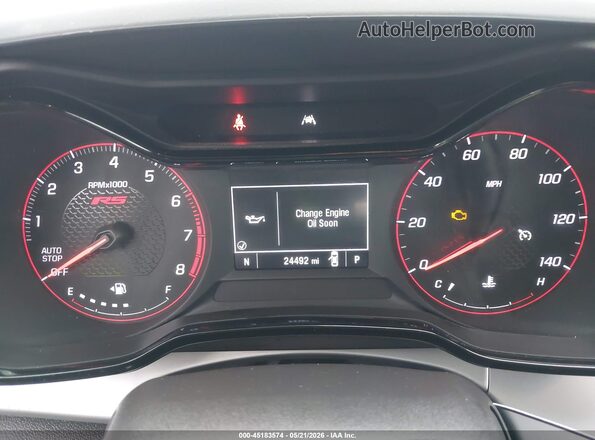 KL77LGEPXSC208986 2025 CHEVROLET TRAX Blue Հետևի նստատեղերի տեսք