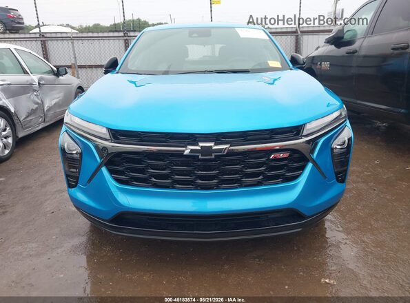 KL77LGEPXSC208986 2025 CHEVROLET TRAX Blue Սարքավորումների վահանակի տեսք