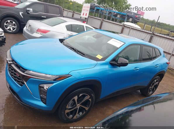 KL77LGEPXSC208986 2025 CHEVROLET TRAX Blue Սալոնի 360 աստիճան տեսք