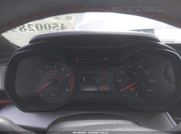 KL77LGEPXSC344485 2025 CHEVROLET TRAX Gray Հետևի նստատեղերի տեսք