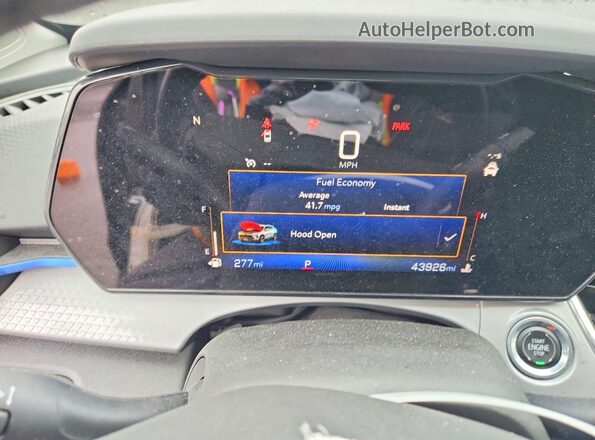 KL77LHE24RC055428 2024 CHEVROLET TRAX Brown ხელსაწყოთა პანელის ხედი