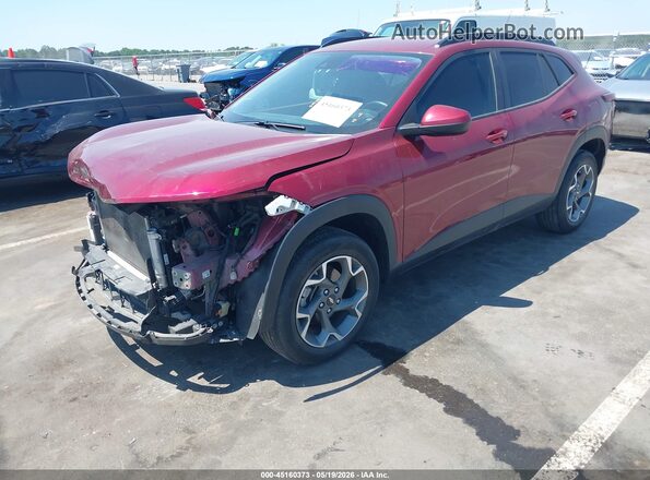 KL77LHE24RC092513 2024 CHEVROLET TRAX Red Front left