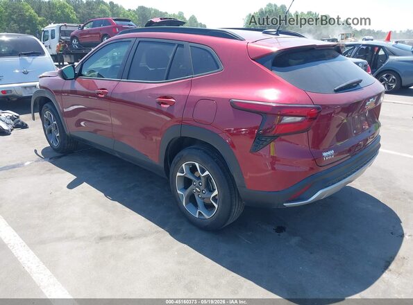 KL77LHE24RC092513 2024 CHEVROLET TRAX Red Rear left