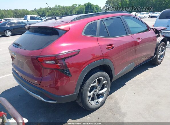 KL77LHE24RC092513 2024 CHEVROLET TRAX Red Rear right