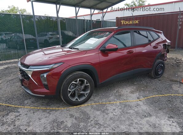 KL77LHE24RC140396 2024 CHEVROLET TRAX Maroon Առջևի ձախ երեք քառորդ տեսարան