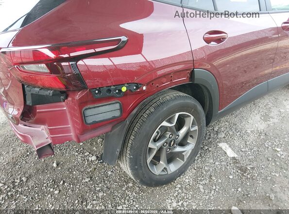 KL77LHE24RC140396 2024 CHEVROLET TRAX Maroon 
