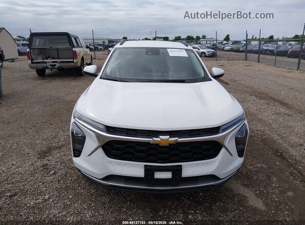 KL77LHE26RC000902 2024 CHEVROLET TRAX White Vista del cuadro de instrumentos