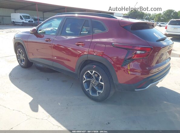 KL77LHEP0SC004140 2025 CHEVROLET TRAX Red Հետևի ձախ