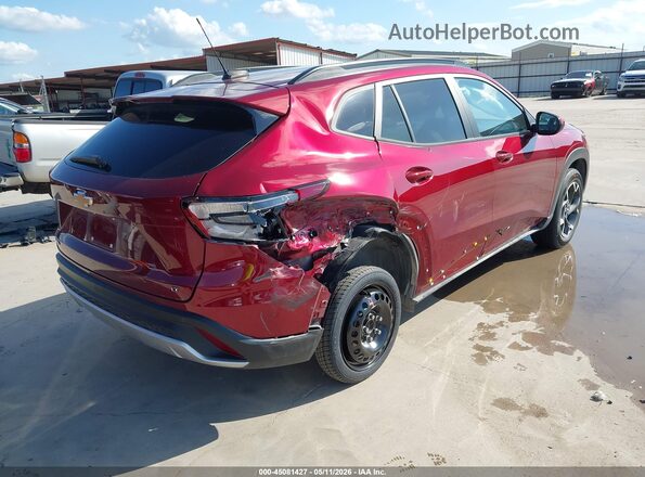 KL77LHEP0SC004140 2025 CHEVROLET TRAX Red Հետևի աջ
