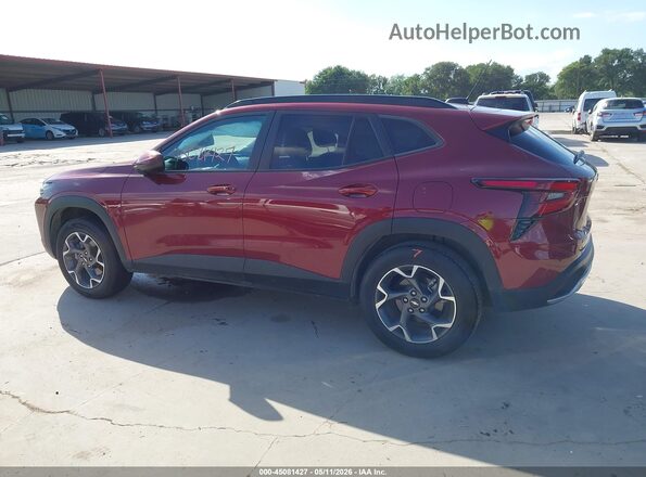 KL77LHEP0SC004140 2025 CHEVROLET TRAX Red Սալոնի հետևի տեսք