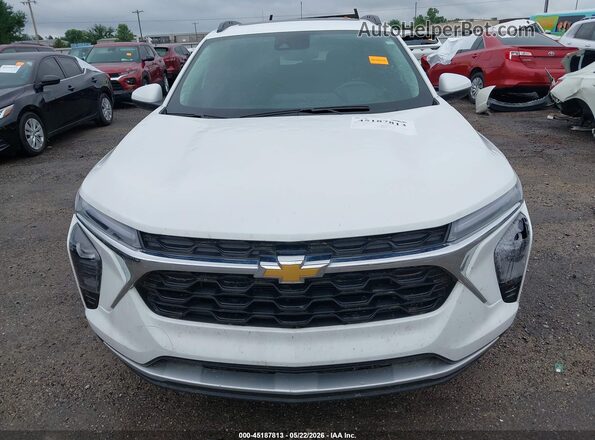 KL77LHEP1SC061561 2025 CHEVROLET TRAX White Instrument cluster view