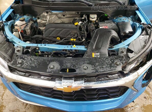 KL77LHEP1SC316189 2025 CHEVROLET TRAX Blue Engine compartment view