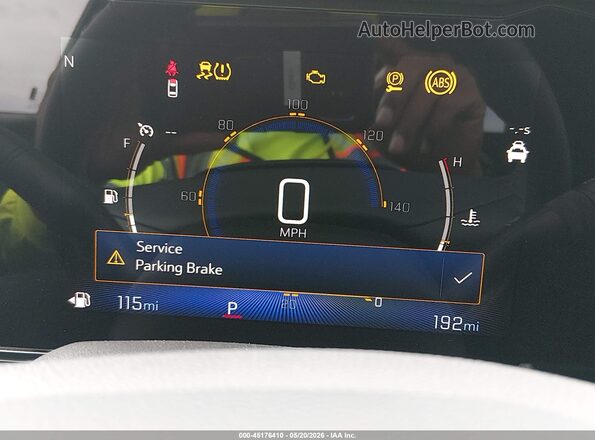 KL77LHEP1TC143887 2026 CHEVROLET TRAX Green Widok tylnych siedzeń