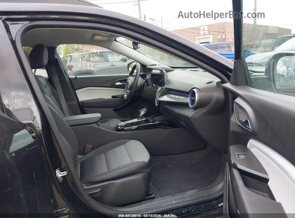 KL77LHEP2SC013048 2025 CHEVROLET TRAX Black Front interior view