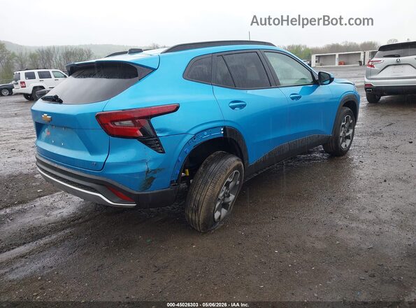 KL77LHEP3SC263236 2025 CHEVROLET TRAX Light Blue Задняя правая четверть