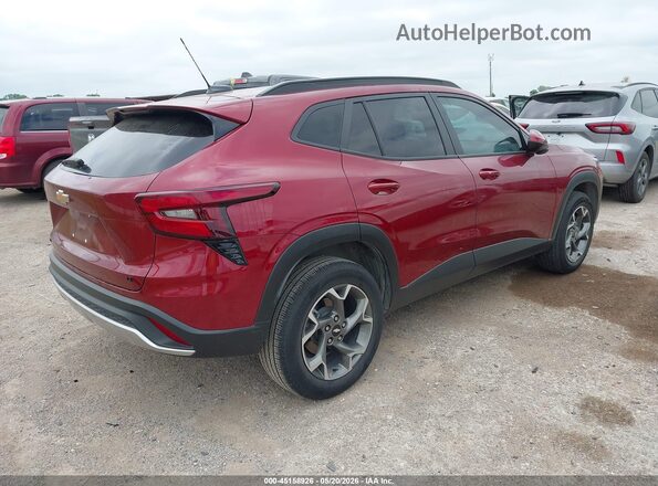 KL77LHEP4SC037819 2025 CHEVROLET TRAX Burgundy Հետևի աջ