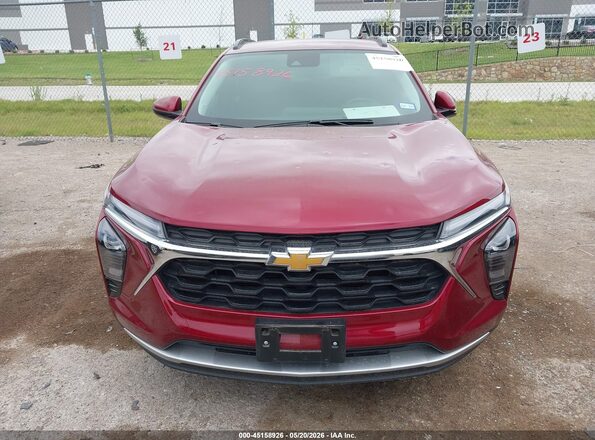 KL77LHEP4SC037819 2025 CHEVROLET TRAX Burgundy Սարքավորումների վահանակի տեսք
