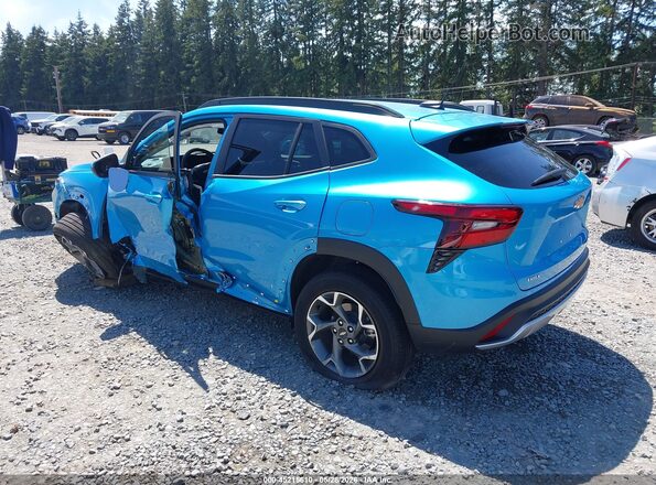 KL77LHEP5SC325669 2025 CHEVROLET TRAX Синий Задняя левая четверть