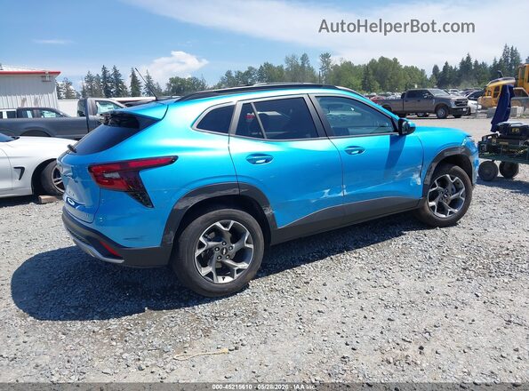 KL77LHEP5SC325669 2025 CHEVROLET TRAX Синий Задняя правая четверть