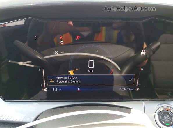 KL77LHEP5TC080308 2026 CHEVROLET TRAX Black Вид щитка приладів