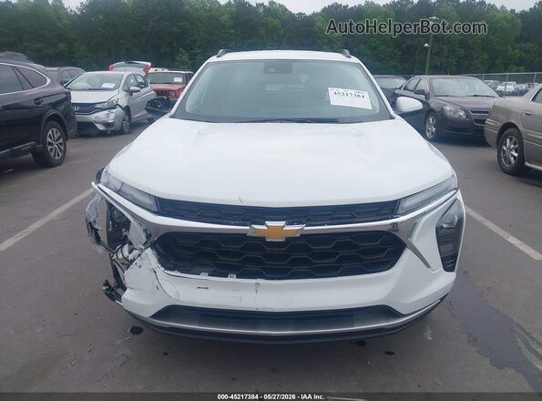 KL77LHEP6SC141776 2025 CHEVROLET TRAX White Instrument cluster view