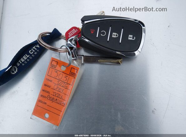 KL77LHEP6SC156701 2025 CHEVROLET TRAX Blue 