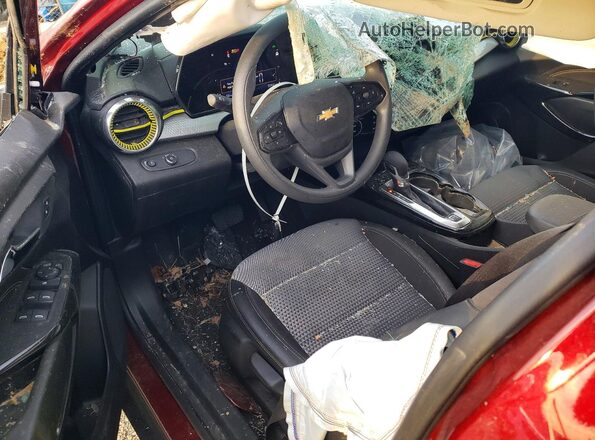 KL77LHEP7SC148333 2025 CHEVROLET TRAX Red წინა პანელის ხედი