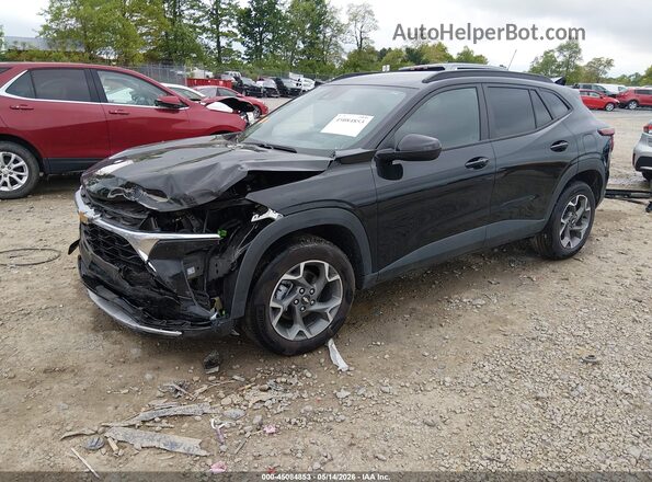 KL77LHEP7SC176214 2025 CHEVROLET TRAX Black Առջևի ձախ երեք քառորդ տեսարան