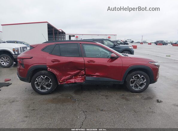 KL77LHEP8SC059225 2025 CHEVROLET TRAX Red Vista interior de 360 grados