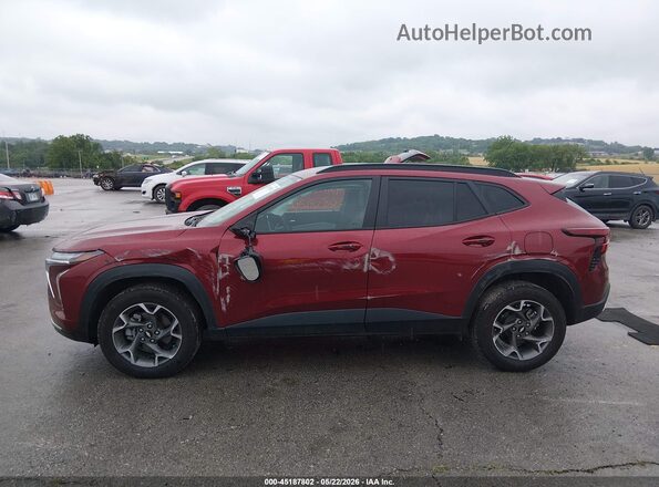 KL77LHEP8SC059225 2025 CHEVROLET TRAX Red 