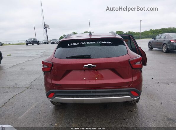 KL77LHEP8SC059225 2025 CHEVROLET TRAX Red 