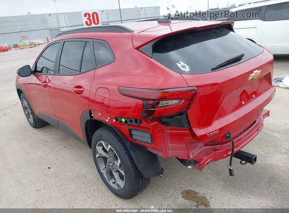 KL77LHEPXTC040287 2026 CHEVROLET TRAX Красный Задняя левая четверть