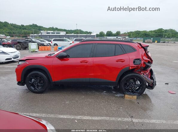 KL77LHEPXTC103646 2026 CHEVROLET TRAX Red 360 interior view