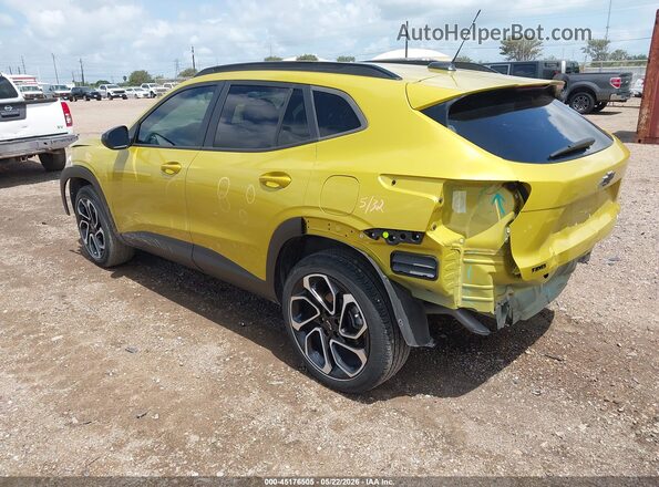 KL77LJE21RC026282 2024 CHEVROLET TRAX Желтый Задняя левая четверть