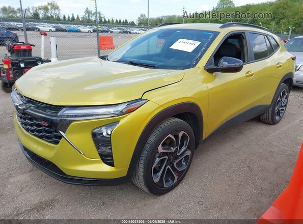 KL77LJE23RC130854 2024 CHEVROLET TRAX Yellow Przód lewy